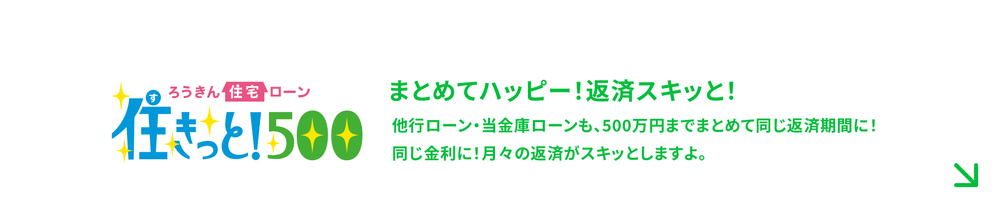 ろうきん住宅ローン【住きっと！500】