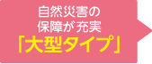 自然災害の保障が充実「大型タイプ」